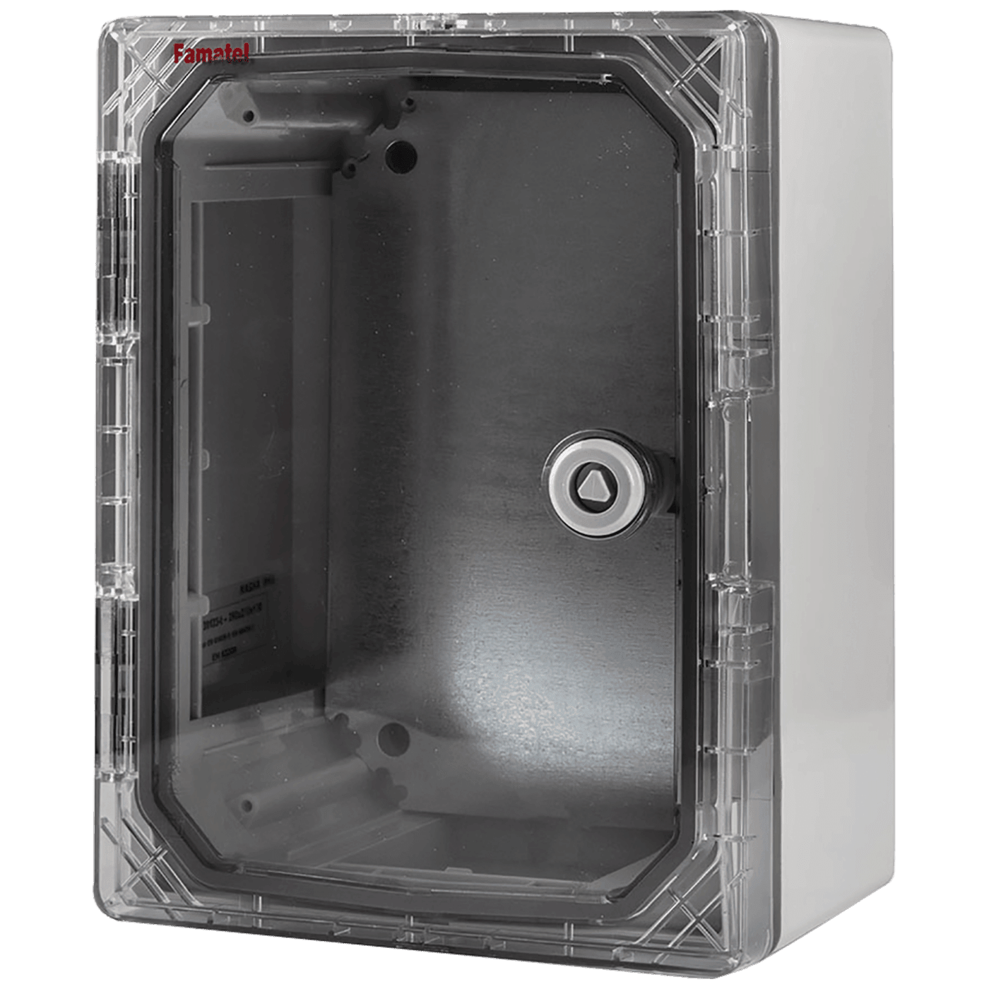 FAMATEL Zidni ormarić s transparentnim vratima, 280x210x130mm, Sivi