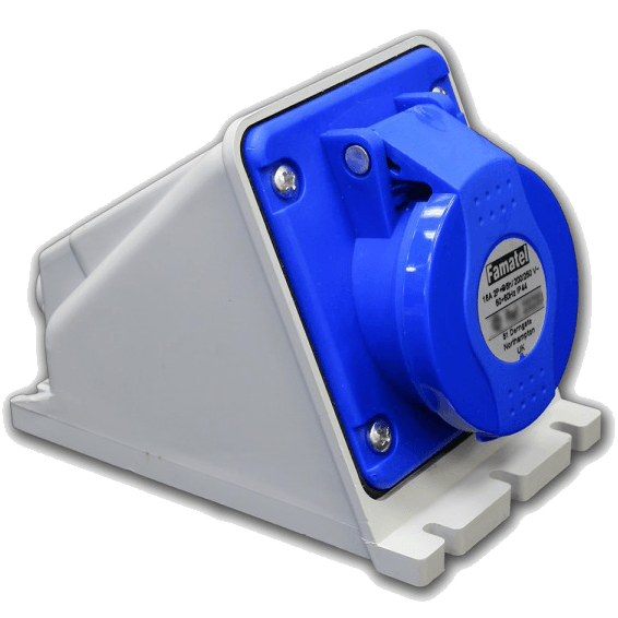 FAMATEL Zidna utičnica 23292, 32A/220/240, 3 Polna, Plava