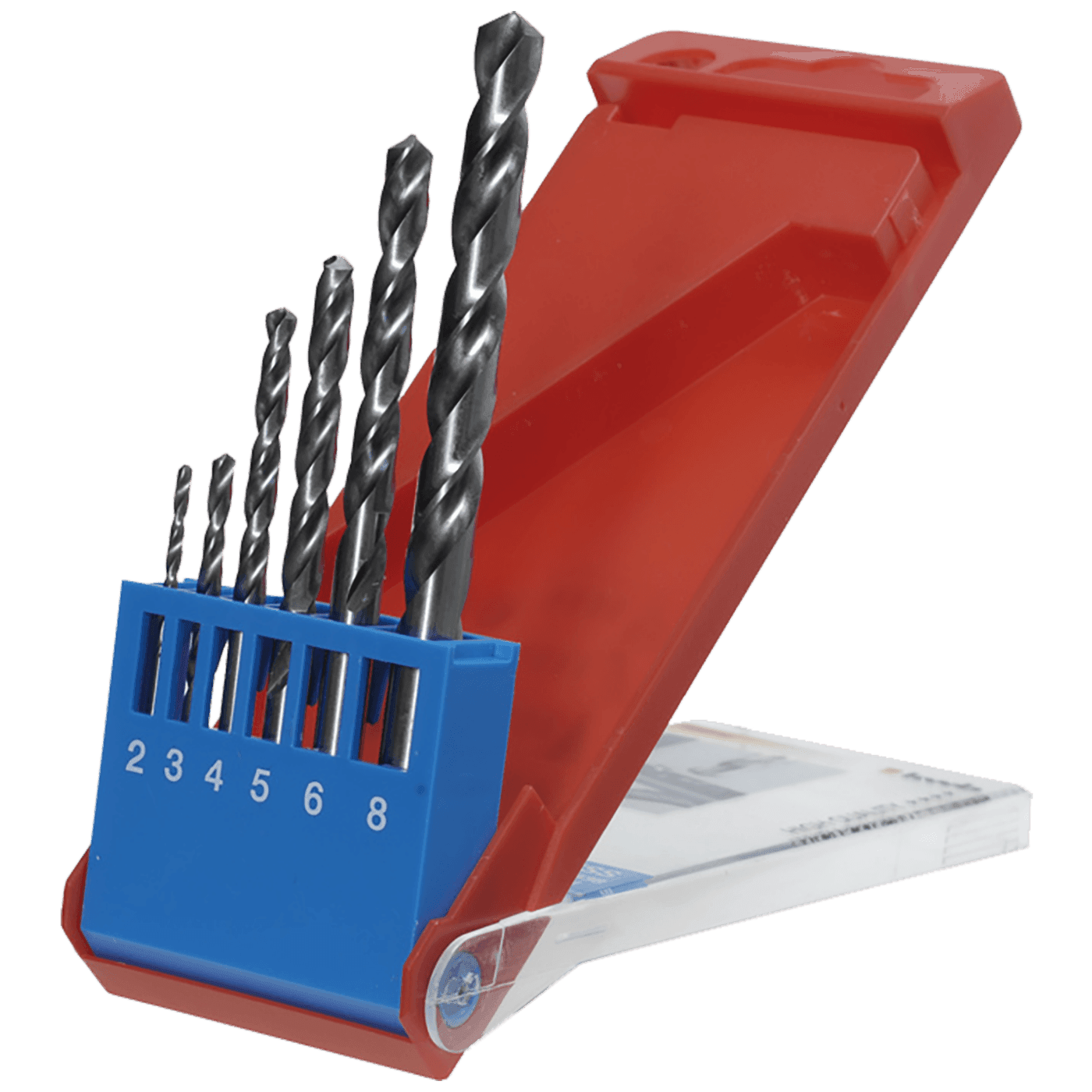 KWB Set borera za metal SILVER STAR, 2-8 mm, 6 dijelova, Antracit