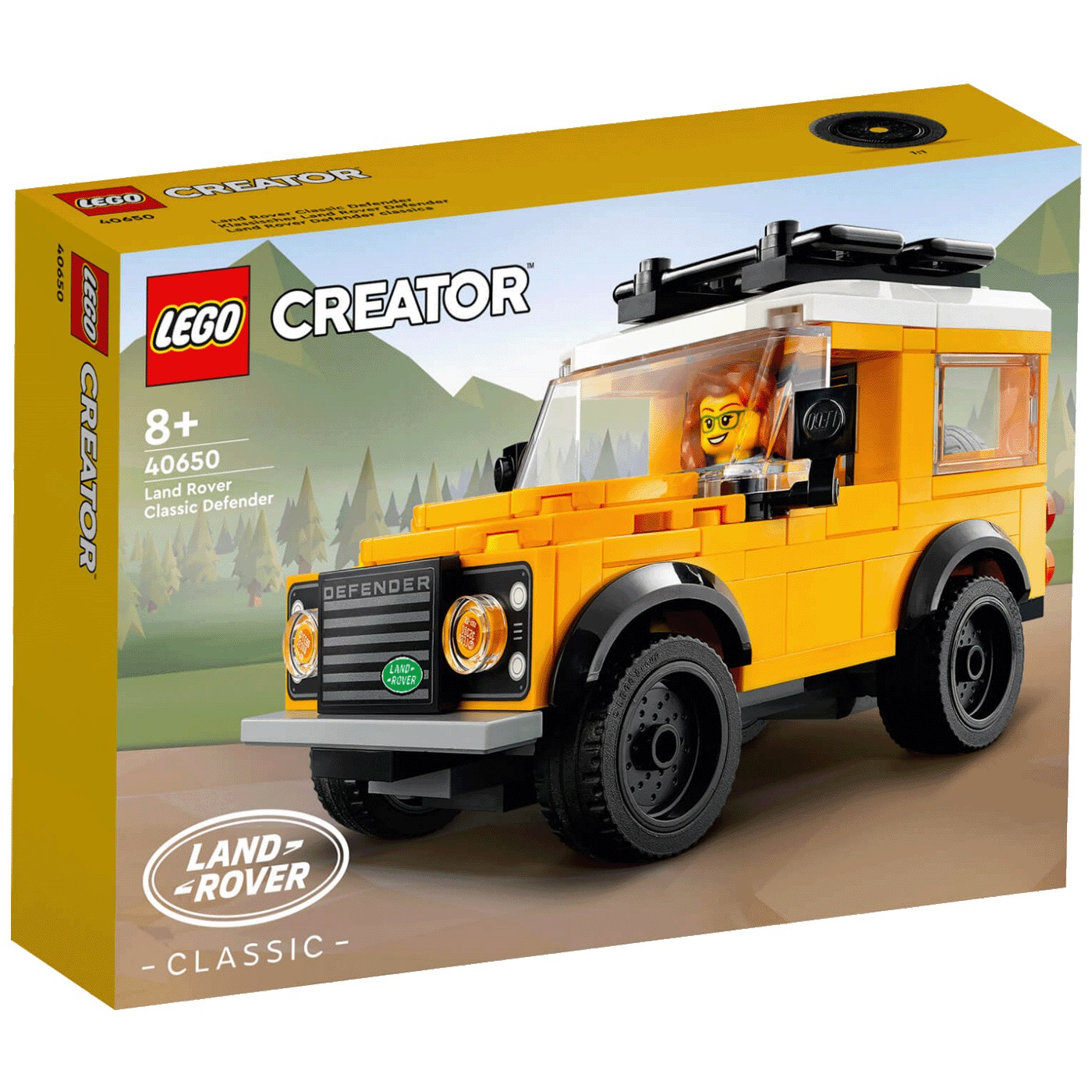 LEGO Creator Land Rover Classic Defender set, Žuti