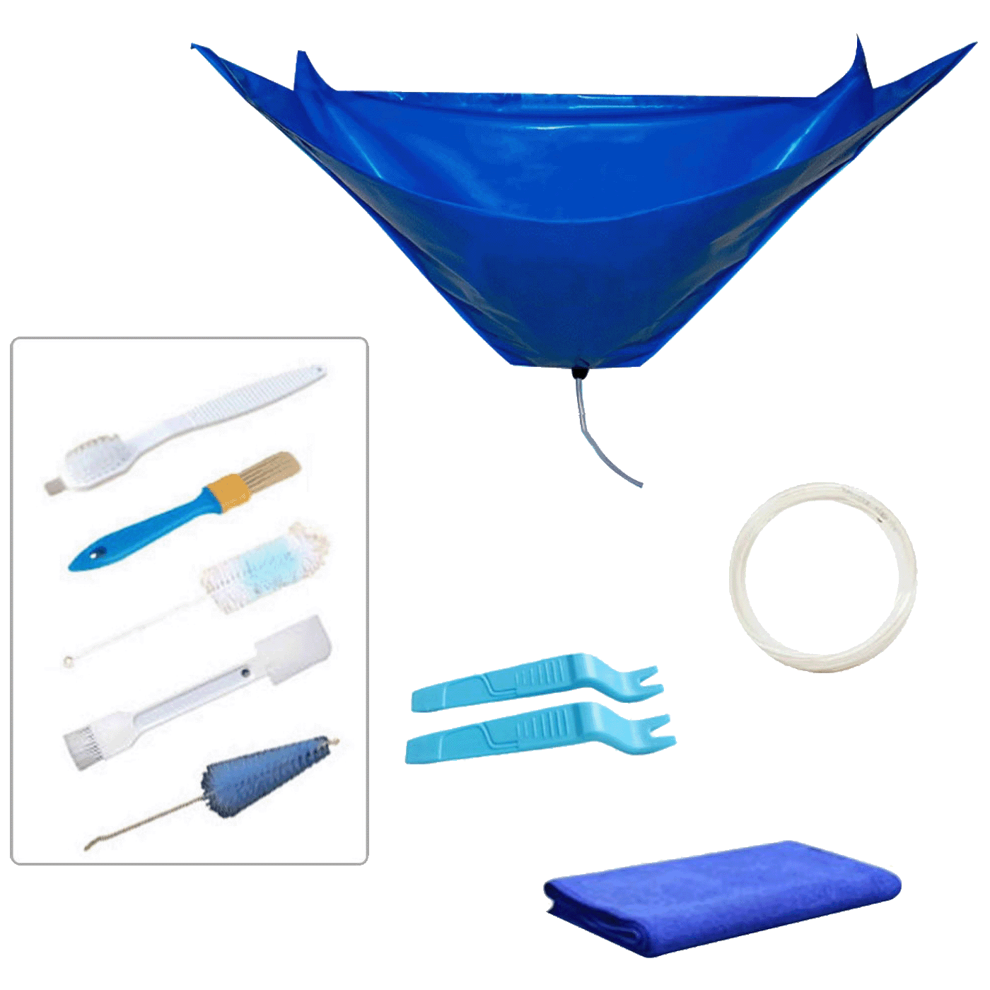 NN-SU Set za čišćenje klima uređaja 10u1, Plave