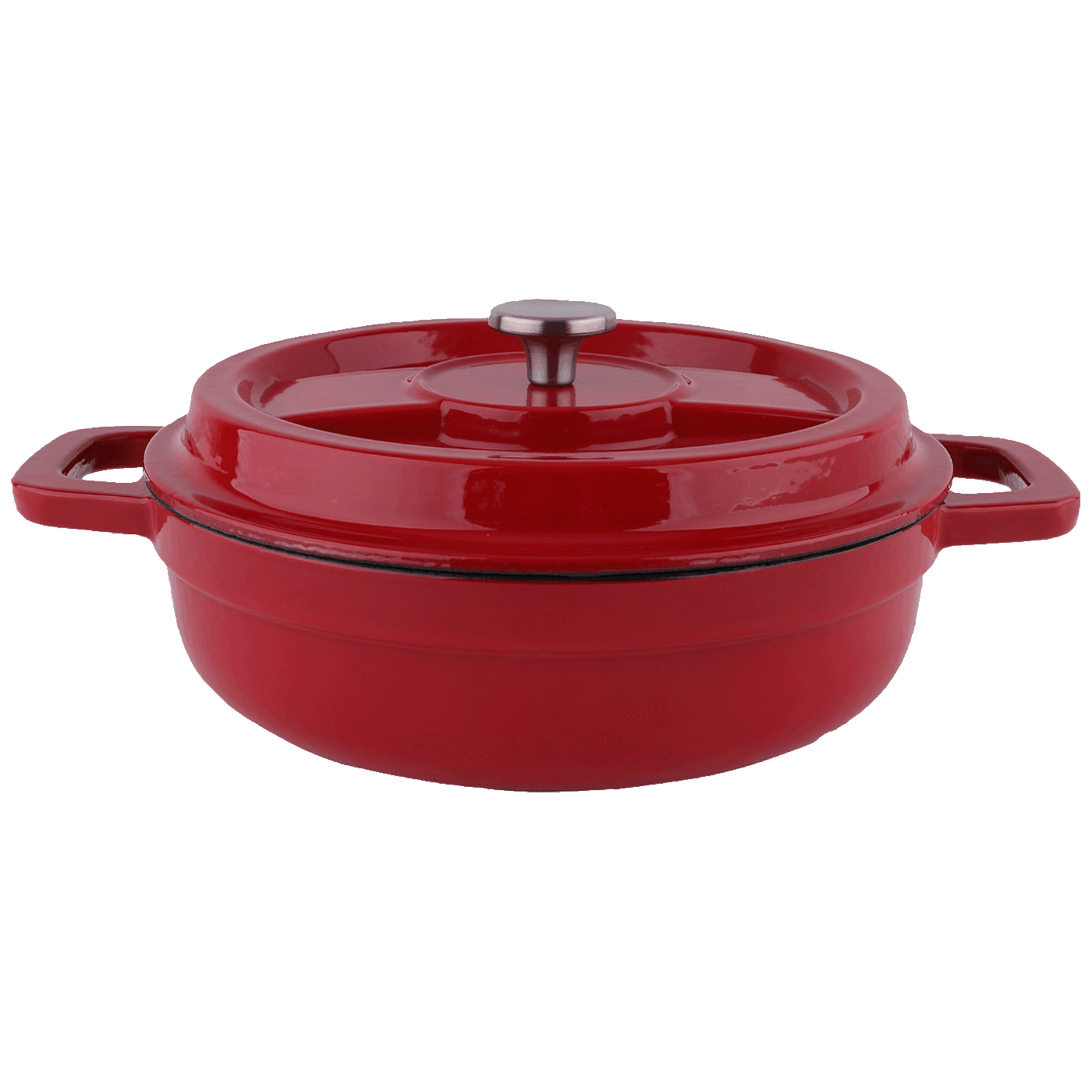 ZILAN Kaserola sa poklopcem 24 cm ZLN0958, Crvena