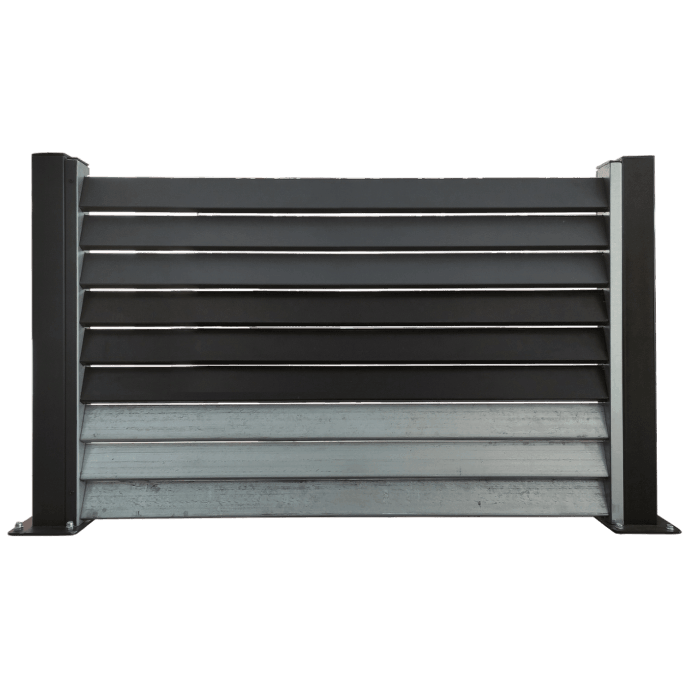 JOILART Uzorak panelne ograde žaluzine M5084, Crna