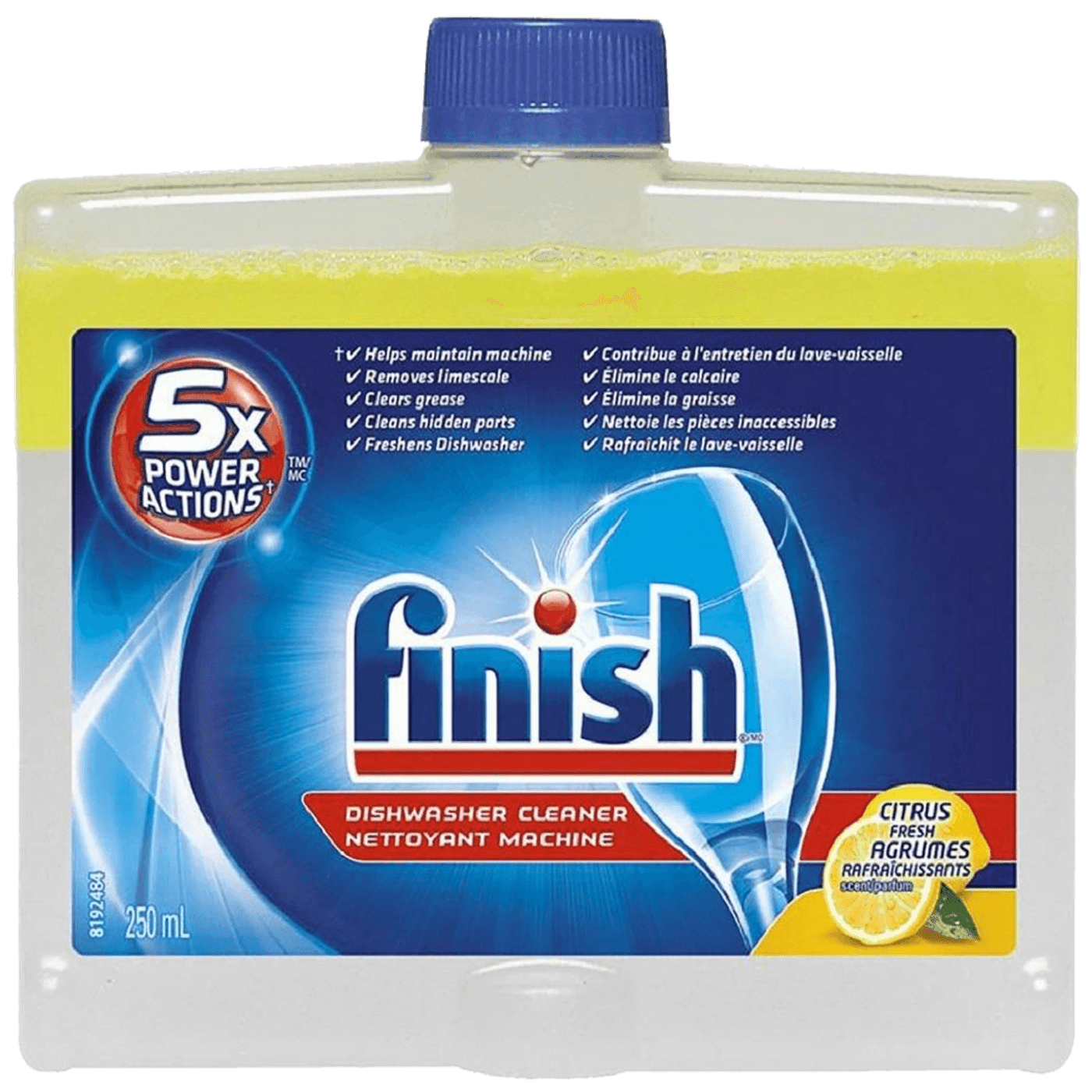 Finish Sredstvo za čišćenje sudomašina 250ml limun