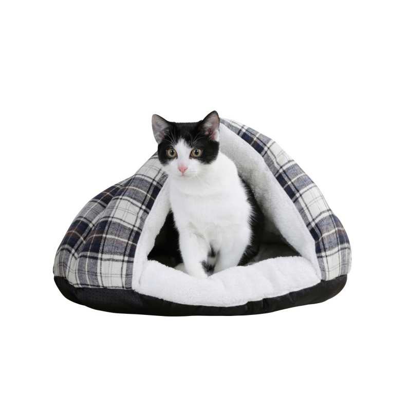 KERBL Pećina za mačke Milky, Crno-bijela