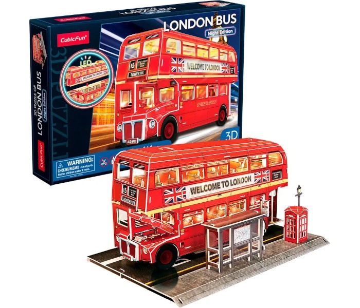 Cubbic fun Igračka Cubbic fun puzle London bus