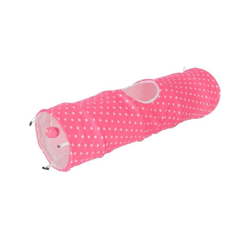 KERBL Tunel za mačke Puntino, Roza