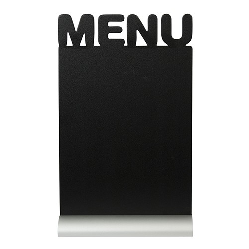 Securit Tabla sa kreda markerom Menu 21x6x34cm, Crna