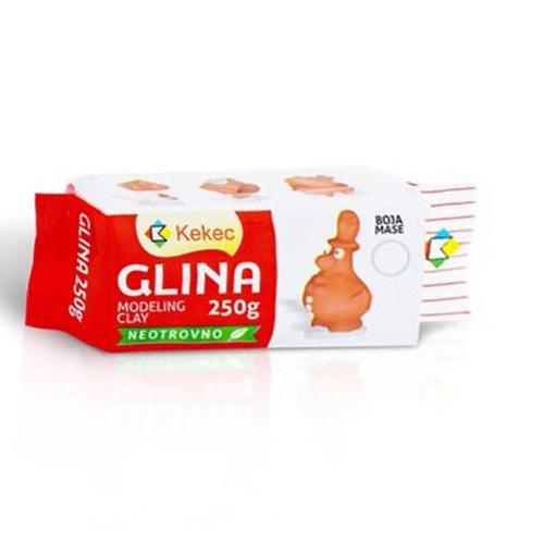 Kekec Glina 250g, Bijela