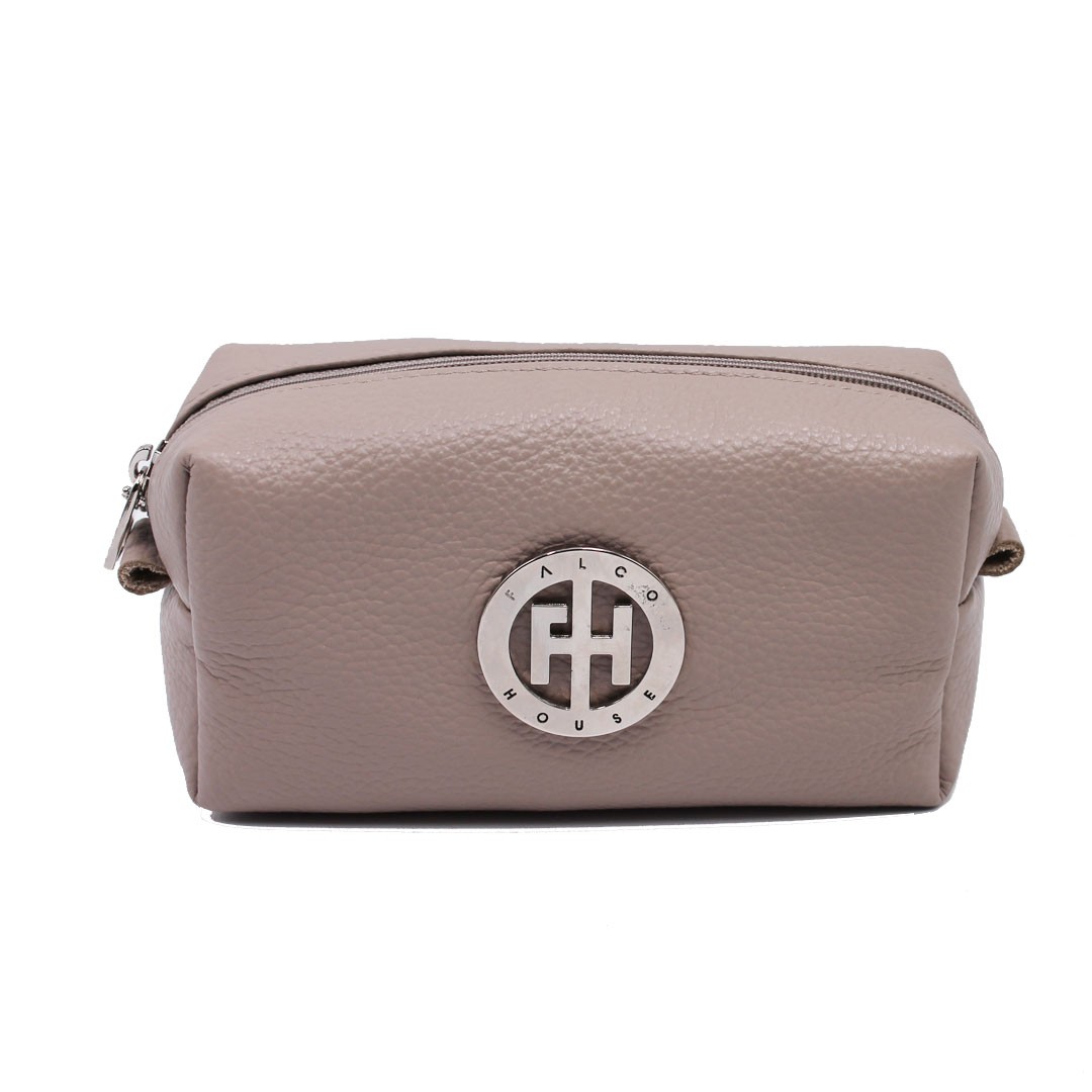 Falco Ženski kožni neseser 7114, Krem