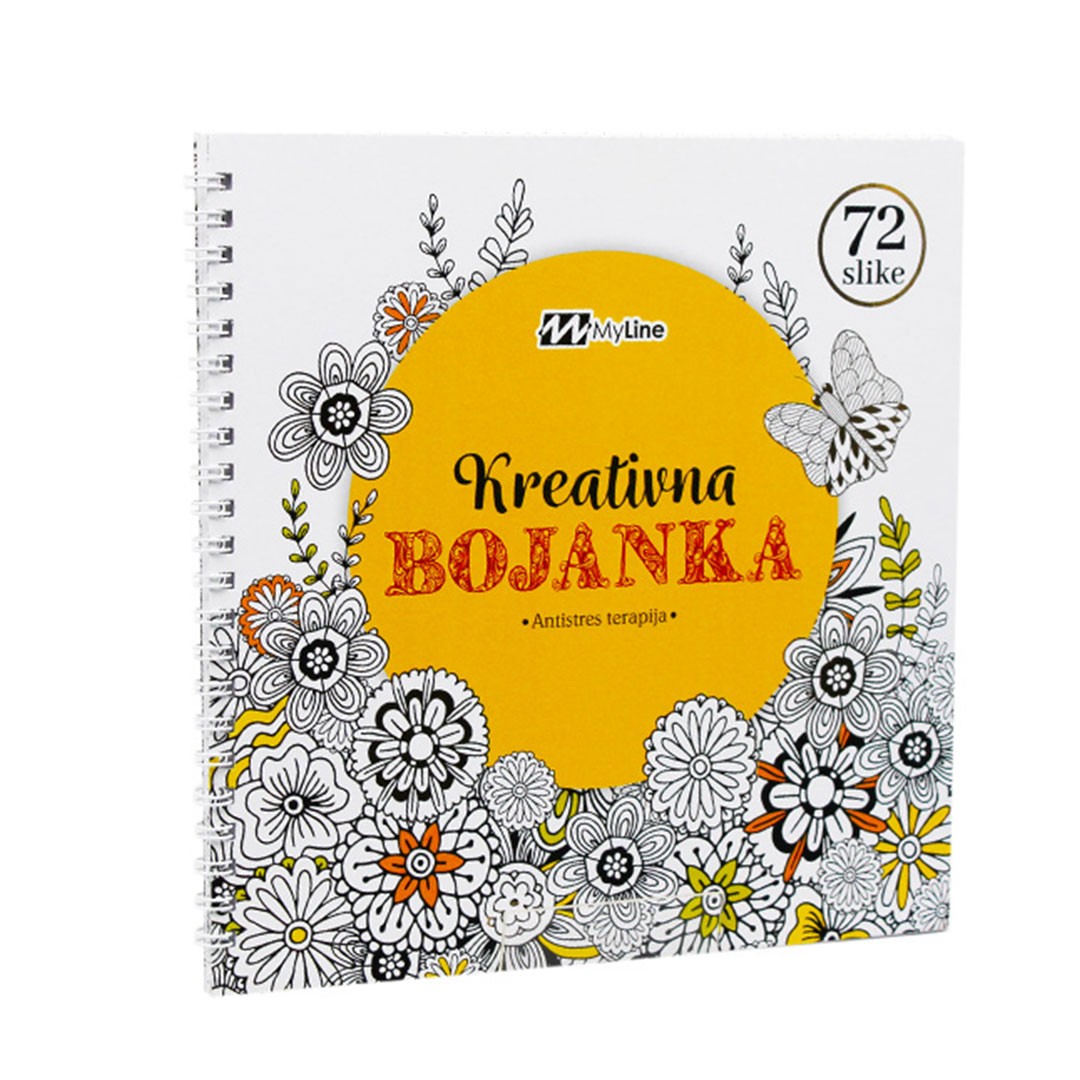 Vrabac Antistres bojanka Pentri