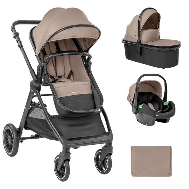 Kikka Boo Kolica Za Bebe Ava 3U1, Bež