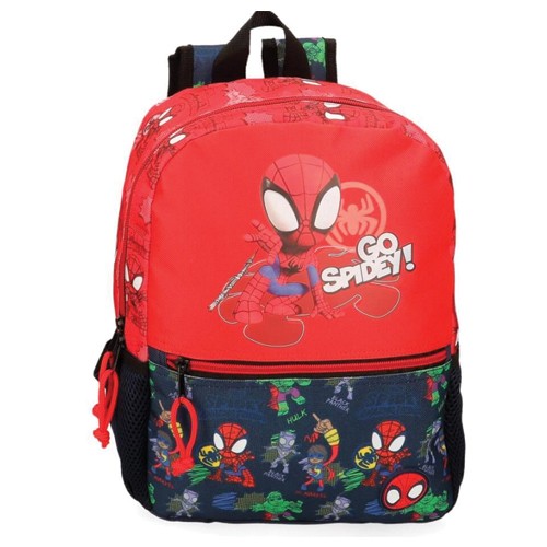 Marvel Ruksak za dječake Go Spidey 32cm, Crveni