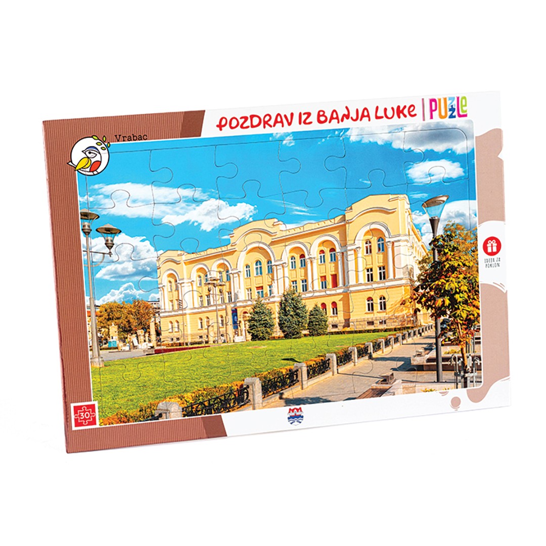 Vrabac Slagalica Gradovi Pozdrav iz Banja Luke, 30 dijelova
