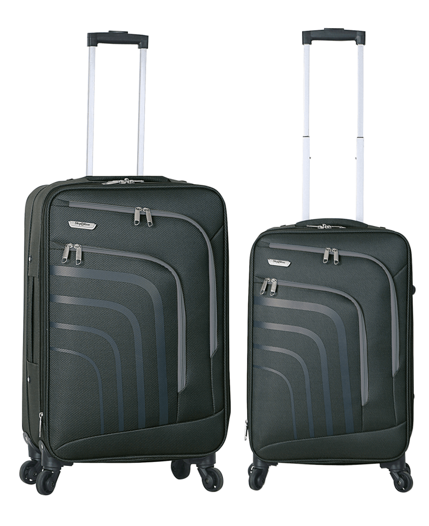 Putni kofer Look 15318, 2 u 1, 20 I 24, Crno-Plavi