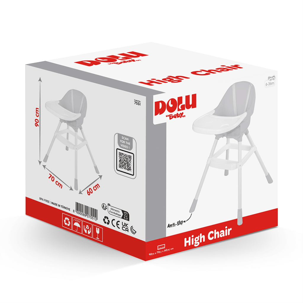 Dolu Hranilica za bebe 7551, Bijela