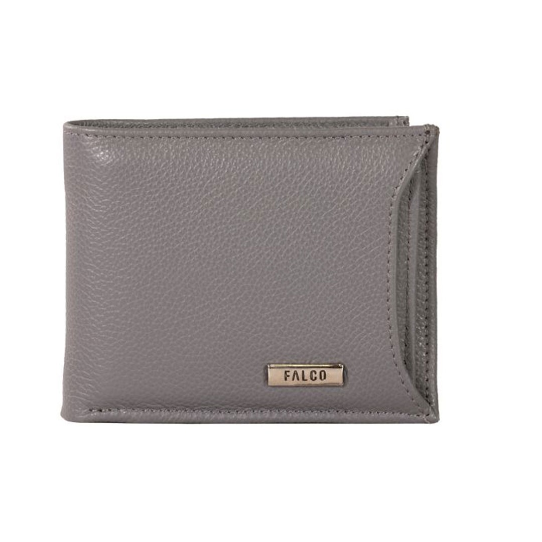 Falco Muški kožni novčanik 1051, Sivi