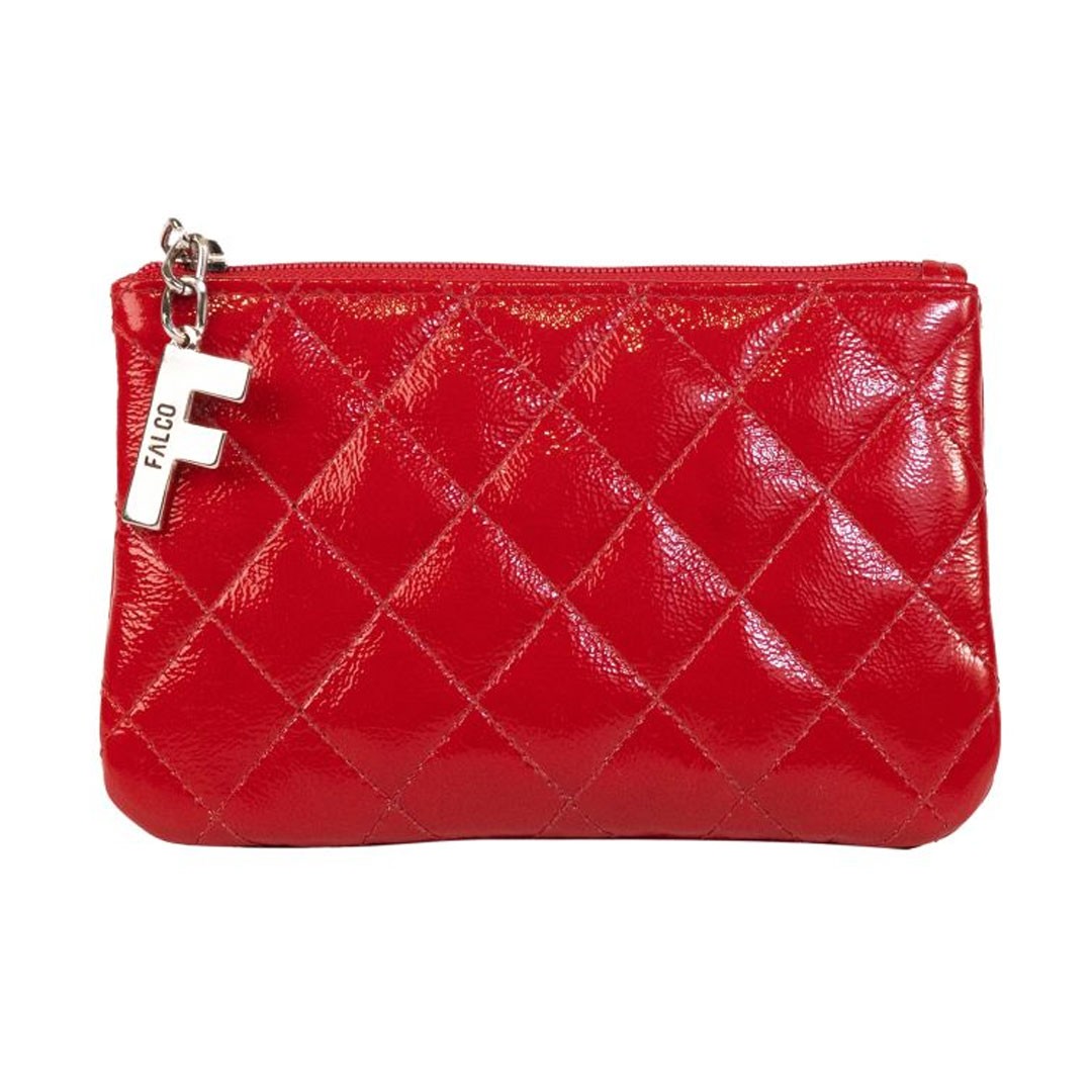 Falco Ženski kožni neseser 7112, Crveni