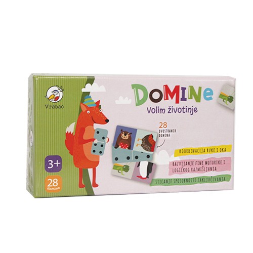 Vrabac Domine Kid Volim životinje