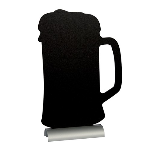 Securit Tabla sa kreda markerom Krigla 22x6x34cm, Crna