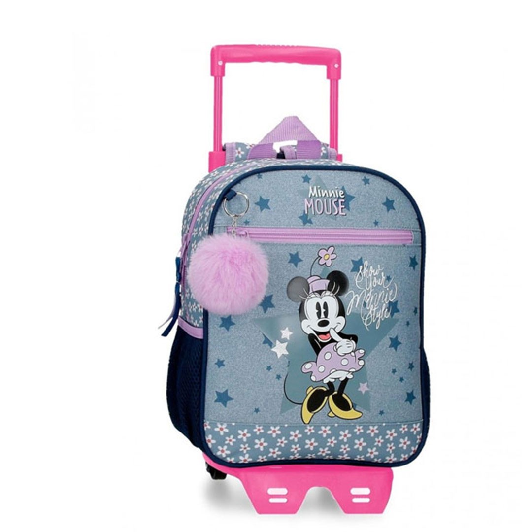 Disney Predškolski ranac Minnie Style 49821T1, Plavo-roze