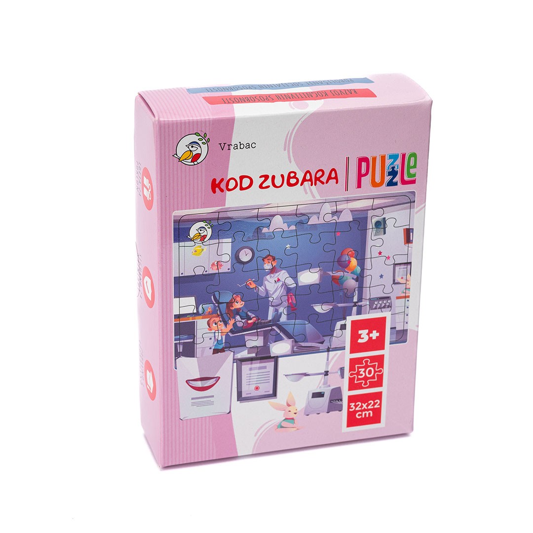 Vrabac Slagalica Chippy Kod zubara, 30 dijelova