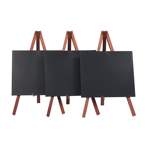 Securit Tabla Mini štafelaj, 3 komada, Crna