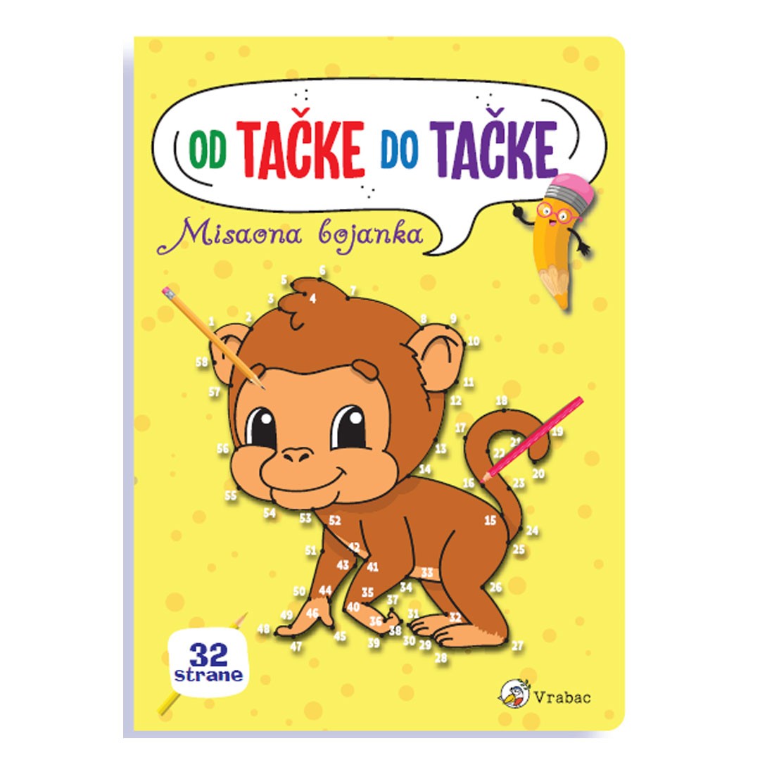 Vrabac Bojanka Ponto od tačke do tačke Majmun