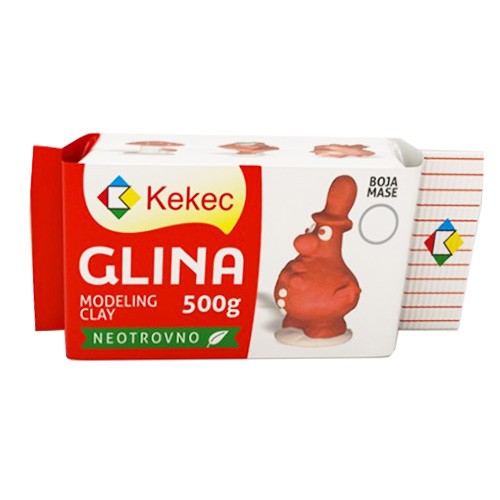 Kekec Glina 500g, Bijela