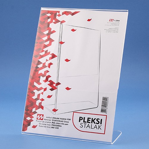 MyLine Pleksi stalak A5, Providni