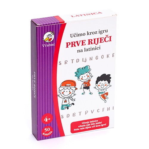 Vrabac Karte Karte Fifty Učimo latinicu