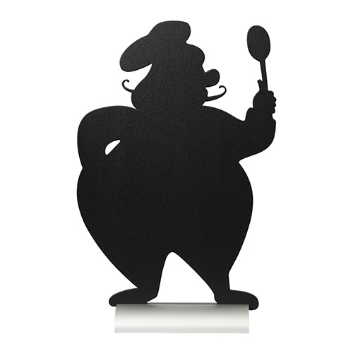 Securit Tabla sa kreda markerom Kuvar 22x6x35cm, Crna