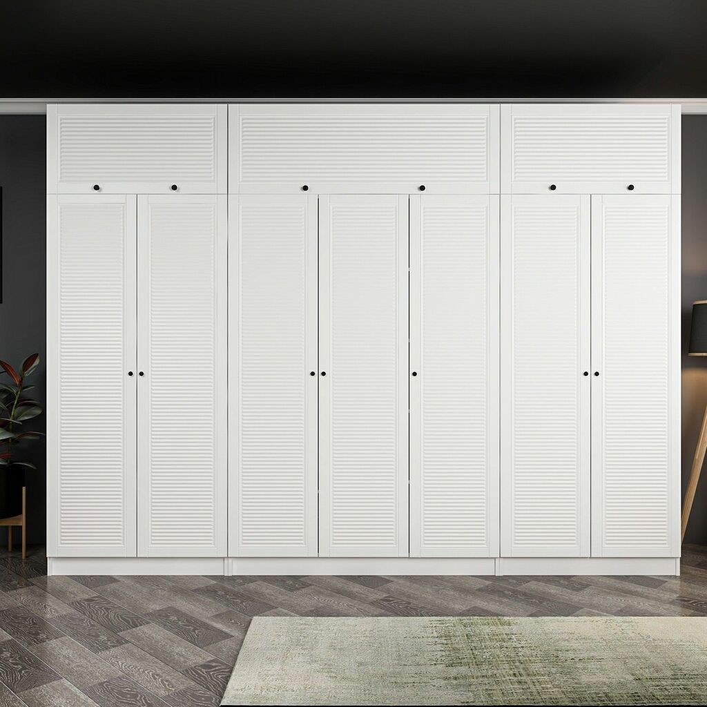 Hanah Home Ormar Minar Kale-8405, 315x235x52 cm, Bijela