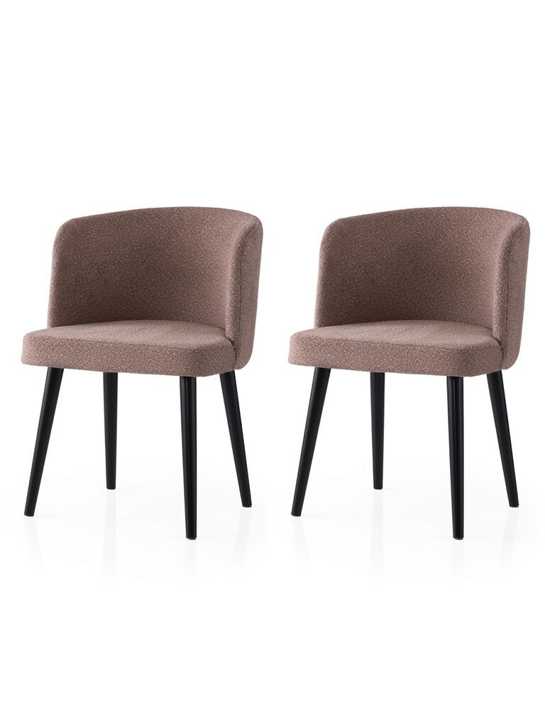 Hanah Home Set trpezarijskih stolica  Soft 4111 V2, 2 komada,  Smeđe boje