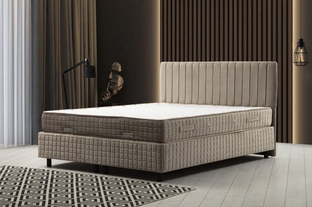 Hanah Home Francuski krevet Sapphire, 140x114x200 cm, Smeđa