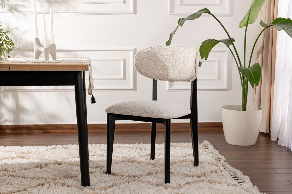 Hanah Home Lionte set trpezarijskih stolica, 2 dijela, bijela