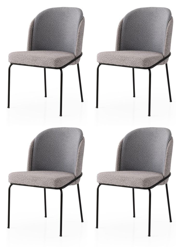 Hanah Home Set trpezarijskih stolica  Dore 175 V4, 4 komada,  Sivi