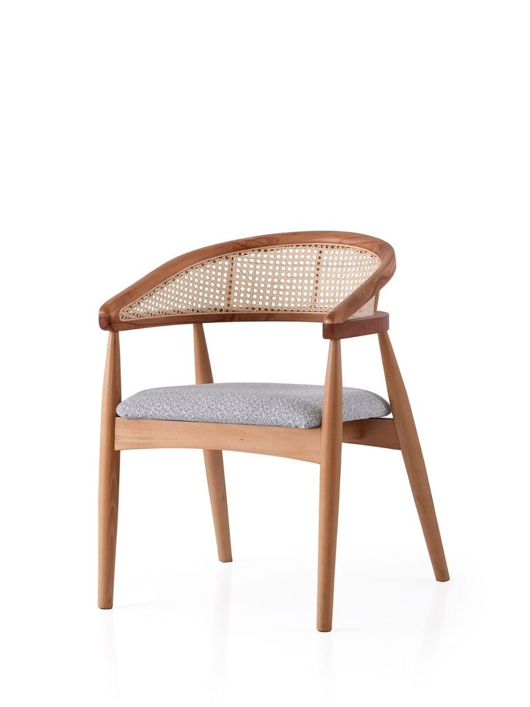 Hanah Home Trpezarijska stolica Atlas 4351, 53x75x53 cm, Siva