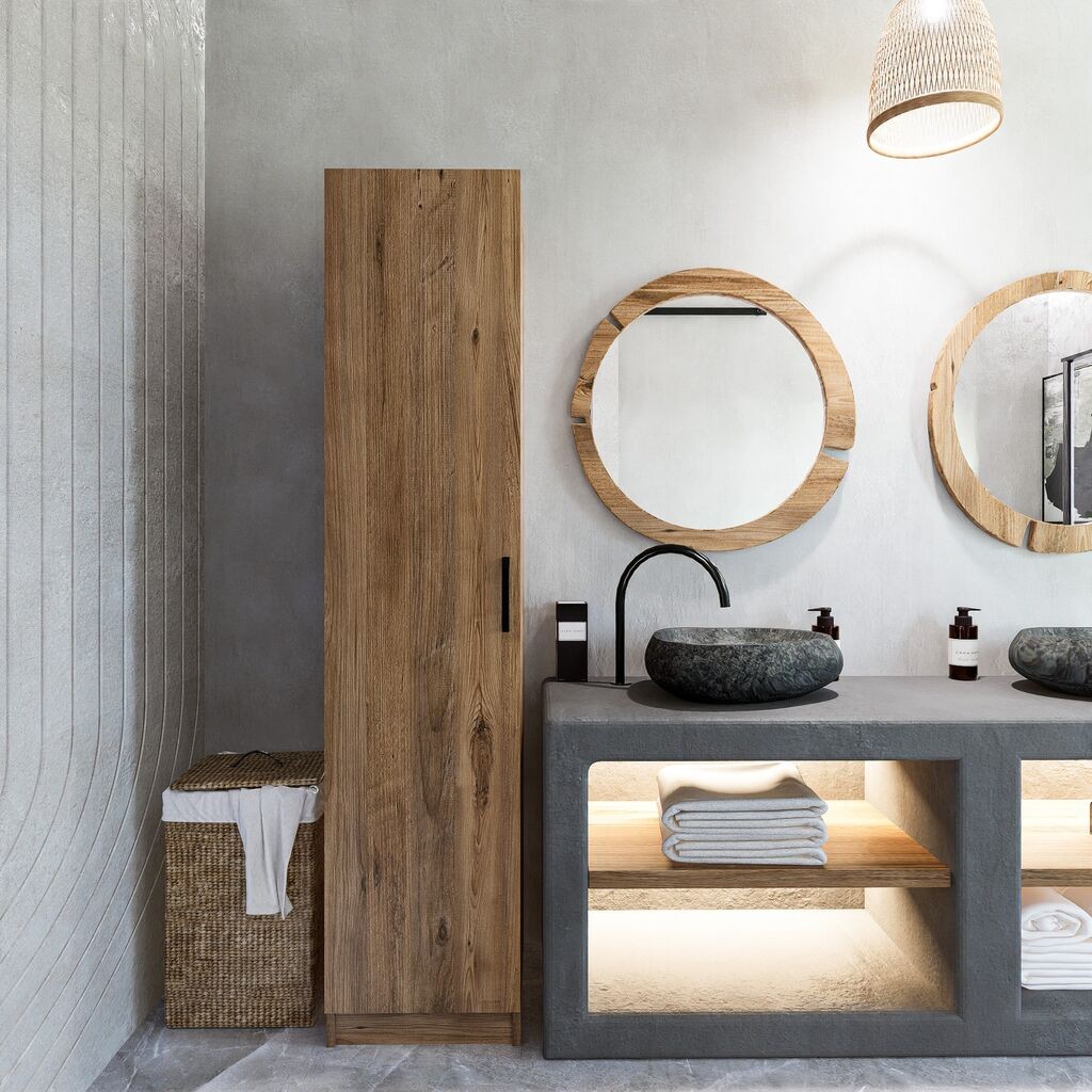 Hanah Home Ormar Yaman, 40x182x47 cm, Orah