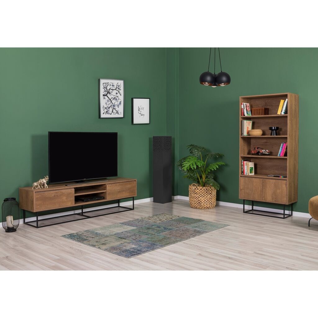 Hanah Home Garnitura namještaja za dnevni boravak Laxus 12, boje oraha