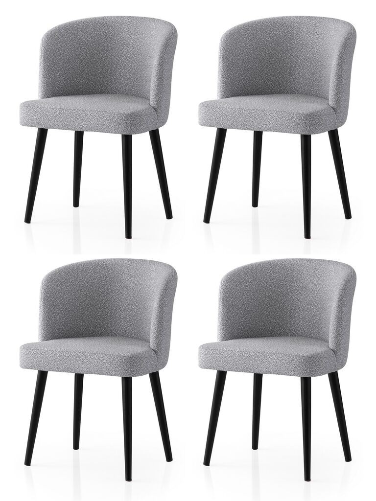 Hanah Home Set trpezarijskih stolica  Soft 4115 V4, 4 komada,  Siva