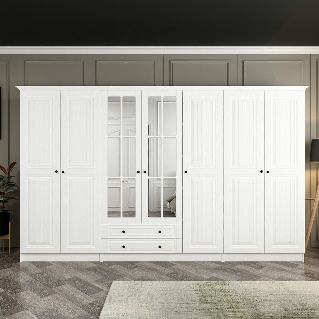 Hanah Home Ormar Kale-4785, 315x210x52 cm, Bijeli