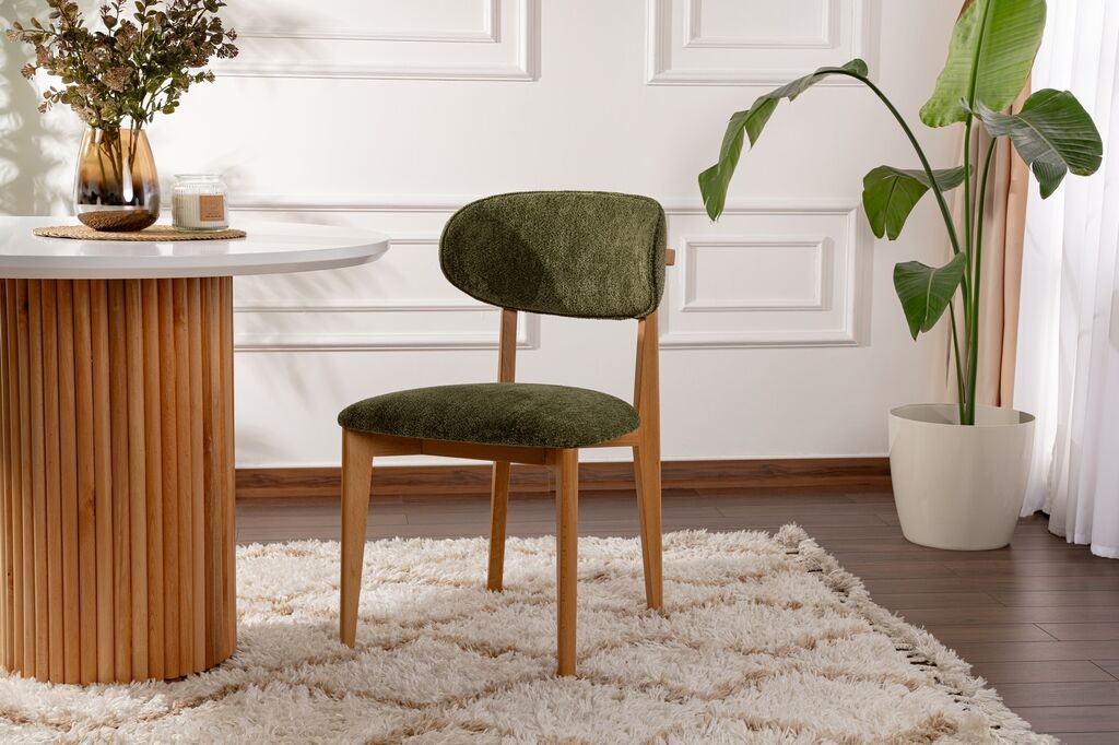 Hanah Home Lionte set trpezarijskih stolica, 2 dijela, svijetlozelena