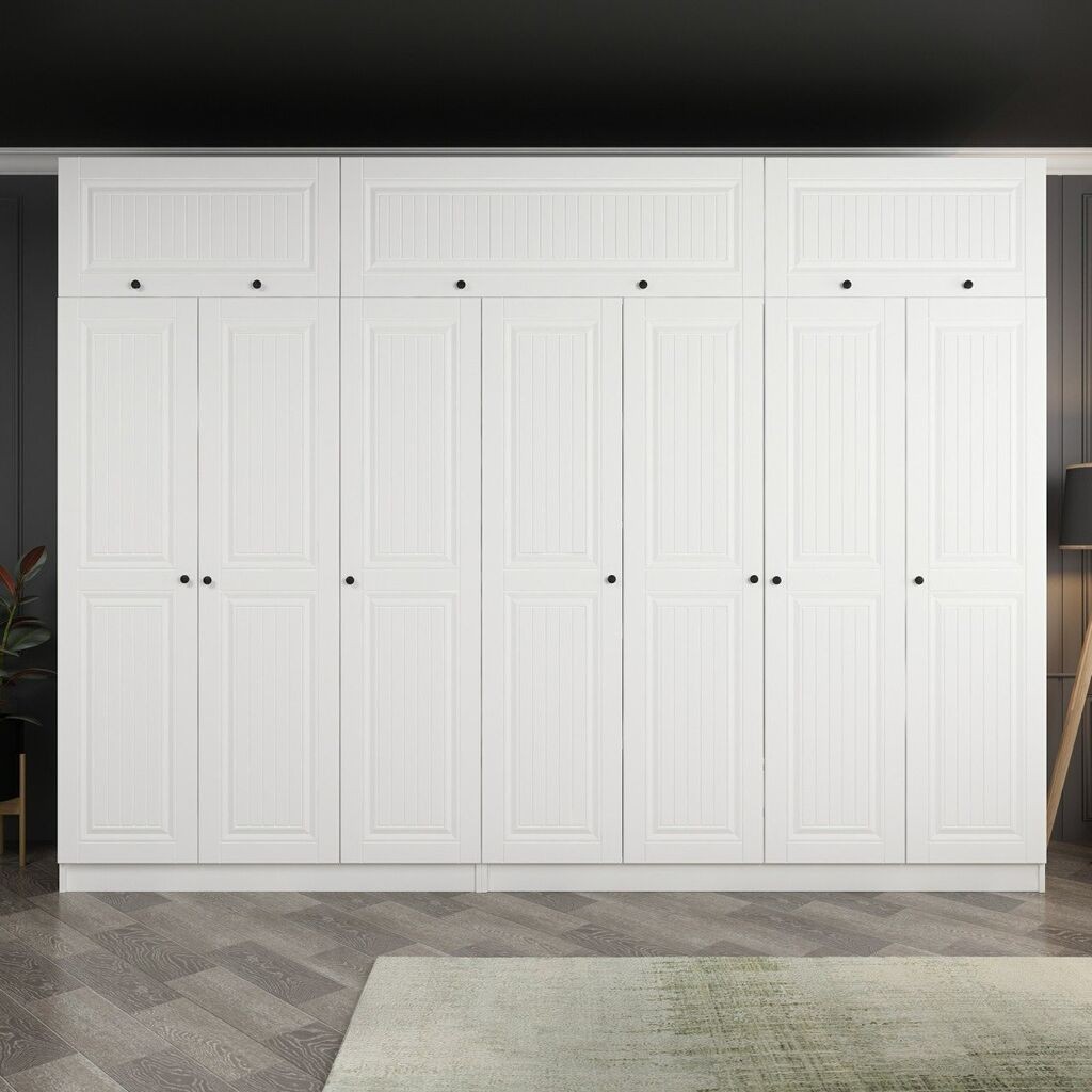 Hanah Home Ormar Kale-5141, 315x235x52 cm, Bijela