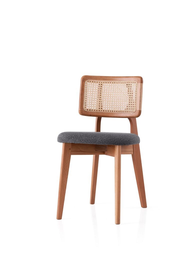 Hanah Home Trpezarijska stolica Punto 4452, 43x80x46,5 cm,  Tamnosiva