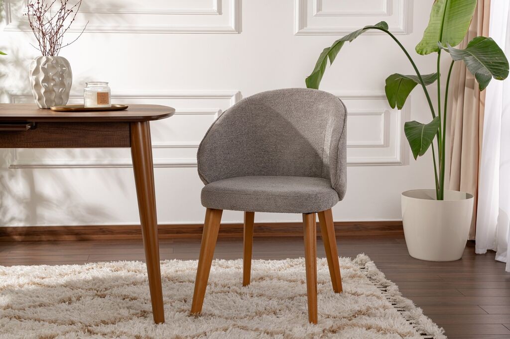 Hanah Home Set trpezarijskih stolica Bentley, 2 komada, svijetlo siva