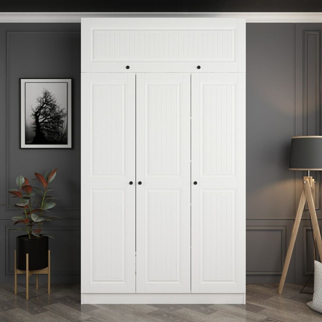 Hanah Home Ormar Minar 235, 135x235x52 cm, Bijela