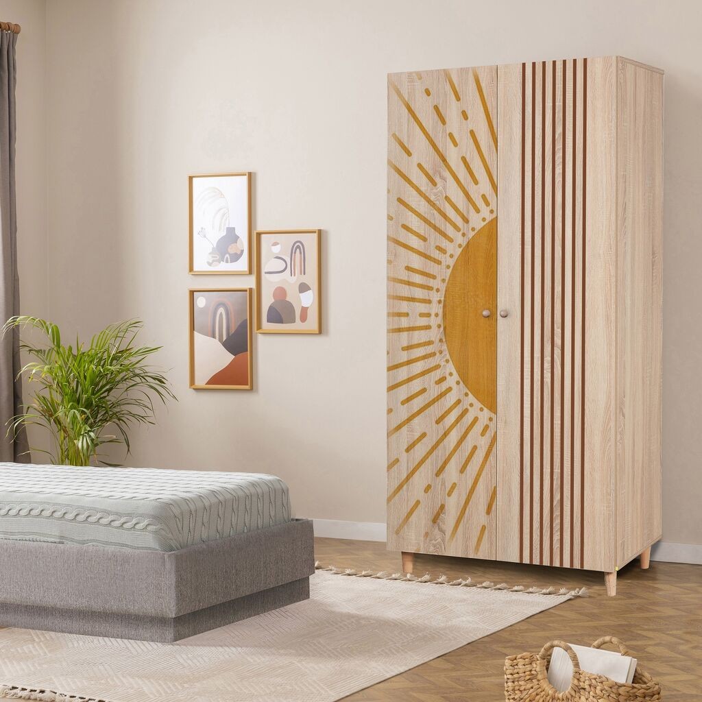 Hanah Kućni ormar Lidya 2-971, 90x192x52 cm, šareni