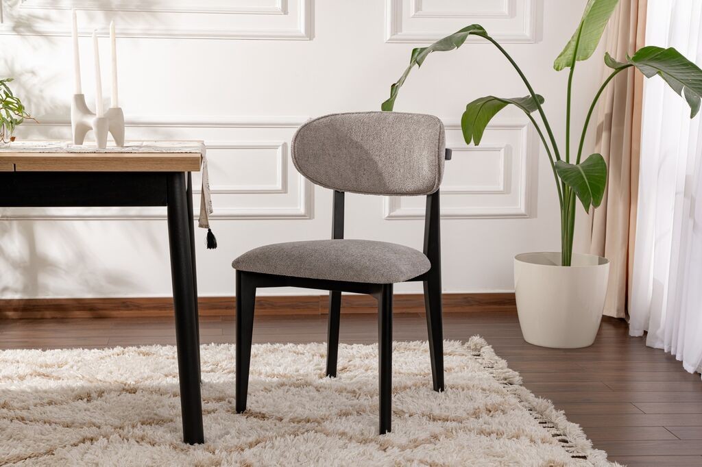 Hanah Home Lionte set trpezarijskih stolica, 2 komada, siva