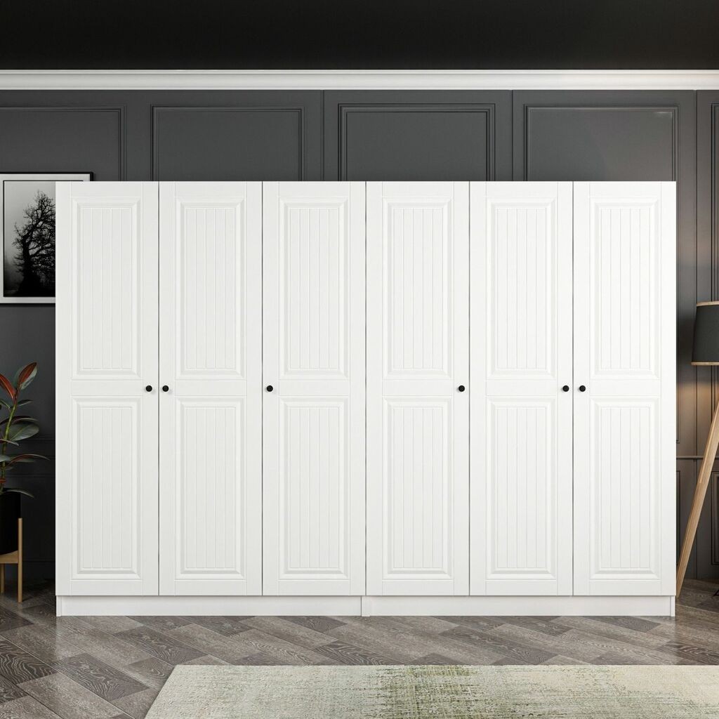 Hanah Home Ormar Kale-4011, 270x190x52 cm, Bijela